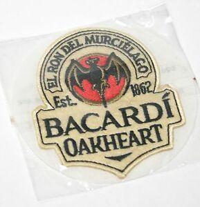 Bacardi Oakheart Logo - NEW! Bacardi Oakheart Iron On Stick On Patch | eBay