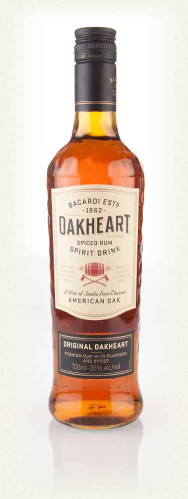 Bacardi Oakheart Logo - Bacardi Oakheart Spiced Rum Spirit Drink of Malt