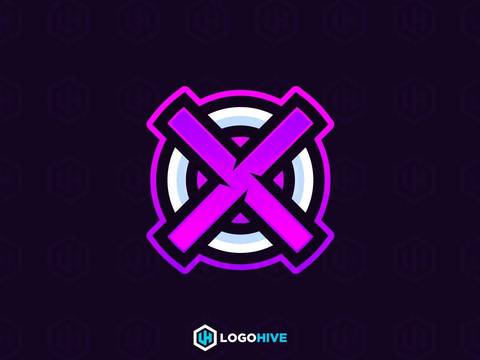 Purple S Gaming Logo - X Gaming Logo