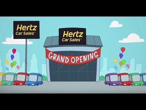 Cartoon Auto Sales Logo - Hertz Car Sales- Buying a Car Made Better! - YouTube