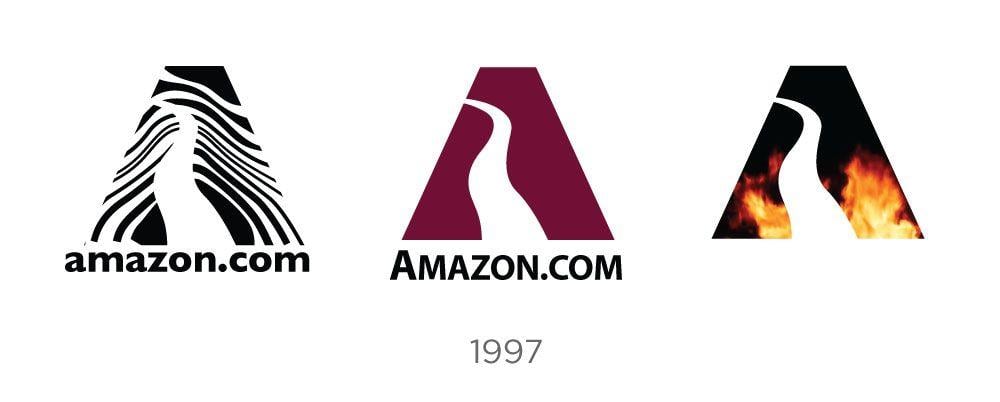 Evolution of the Amazon Logo - History of the Amazon Logo | Fine Print Art
