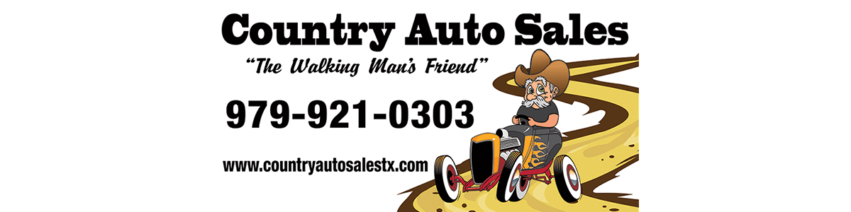 Cartoon Auto Sales Logo - COUNTRY AUTO SALES