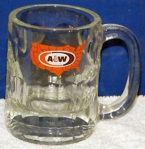 Root Beer Mug Logo - 8 Ounce A&W Root Beer Mug 1970's U.S. Map Logo | eBay
