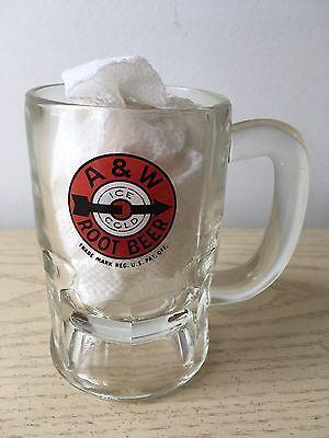 Root Beer Mug Logo - VINTAGE A&W ROOT beer Mug Arrow Bullseye Logo Ice Cold Soda - $28.49