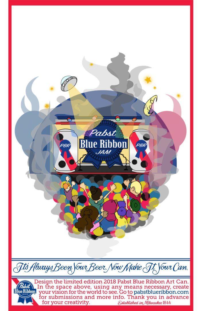 Red and Blue Ribbon Airline Logo - Art Contest - Pabst Blue Ribbon : Pabst Blue Ribbon