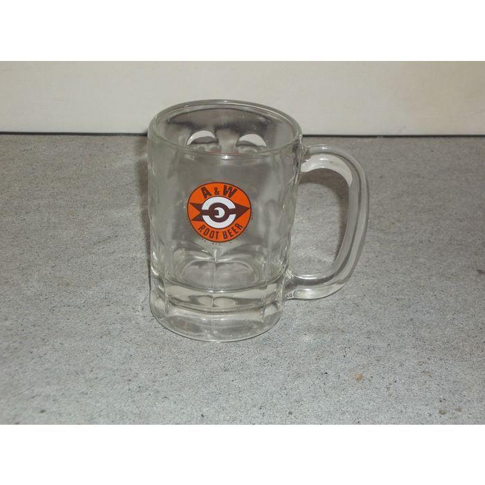 Root Beer Mug Logo - Vintage A & W Root Beer Mug Old Bullseye Logo 4 3/8