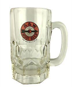 Root Beer Mug Logo - Vintage 1948 Logo A&W Root Beer Mug Arrow in Bullseye Logo Mug Heavy ...