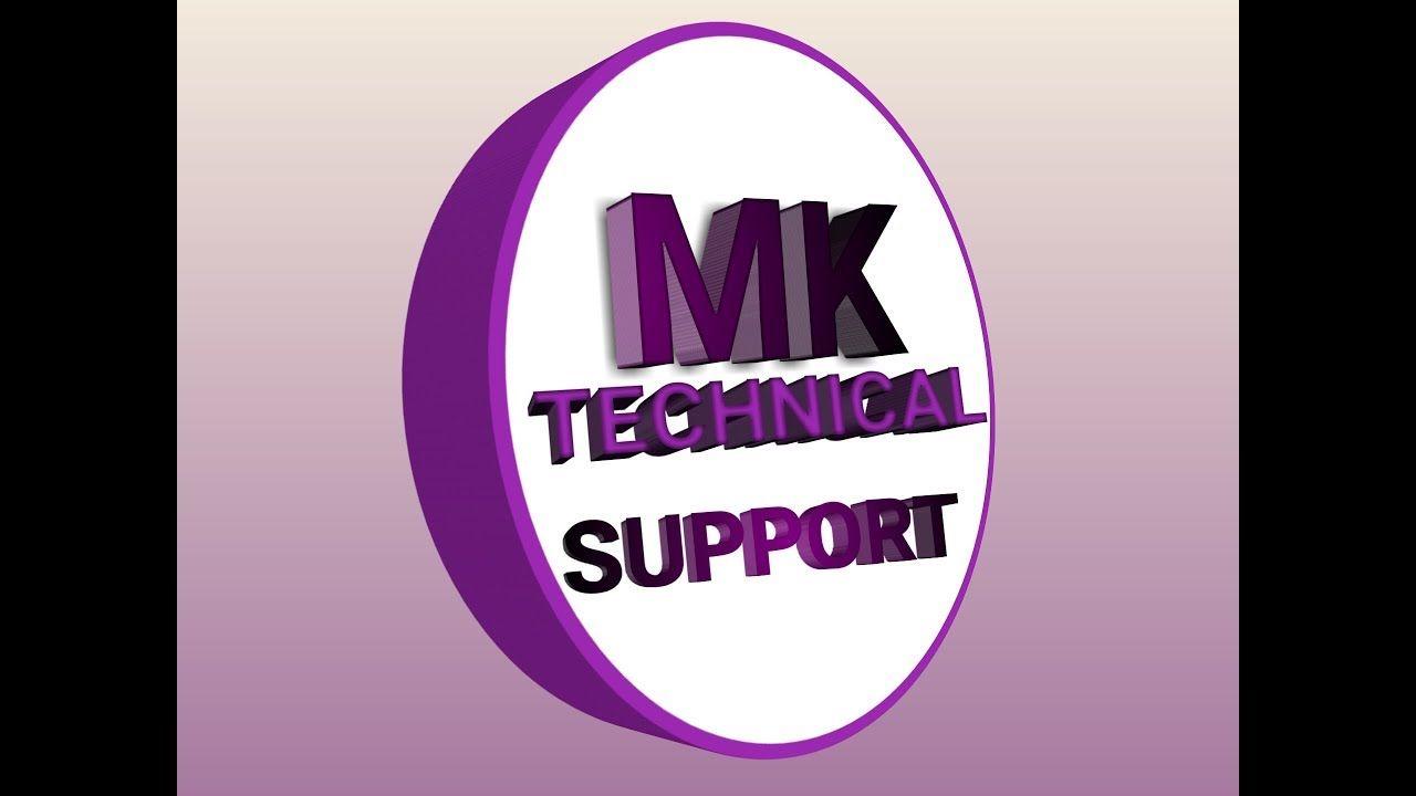 MK Purple Logo - How to create a professional logo from mk technical support - YouTube