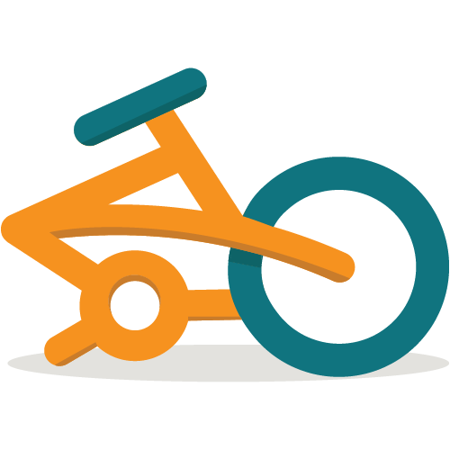 Sleek Bicycle Logo - Portable & Folding Bikes