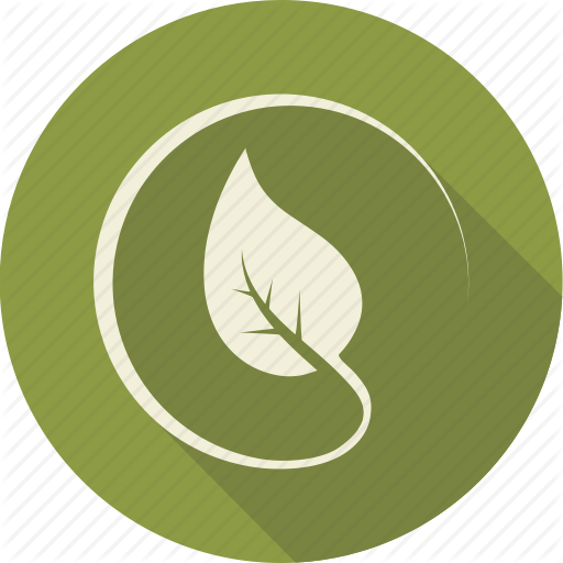 Green Leaf Circle Logo - Circle, environnement, green, leaf, leaves, nature, tree icon