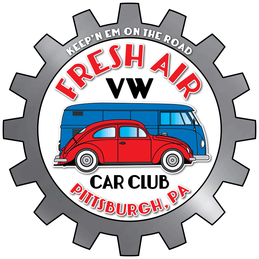 VW Car Club Logo - Fresh Air VW Car Club Logo -