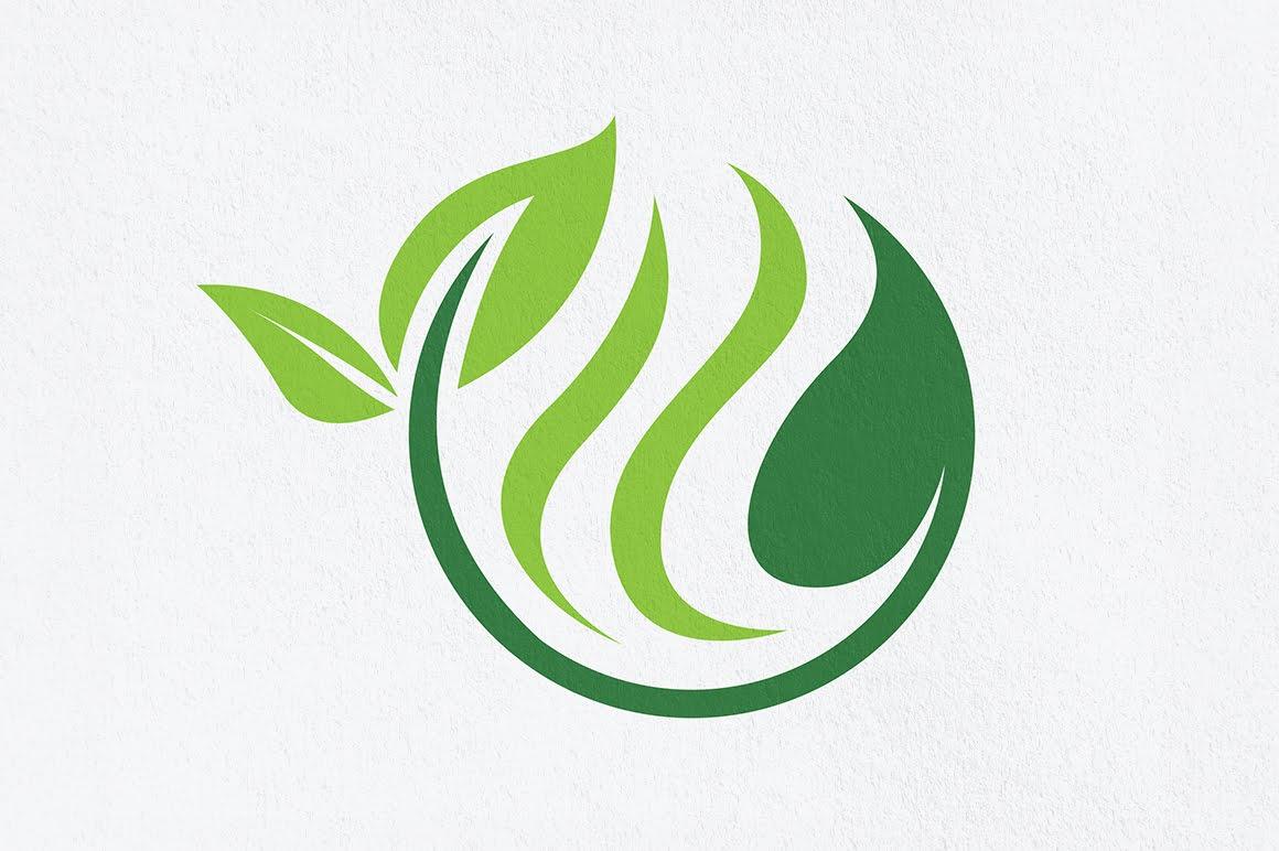 Green Leaf Circle Logo - Adobe Photoshop CC Circle Logo | Logos download