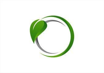 Green Leaf Circle Logo - hanivart24 photos, images, assets | Adobe Stock