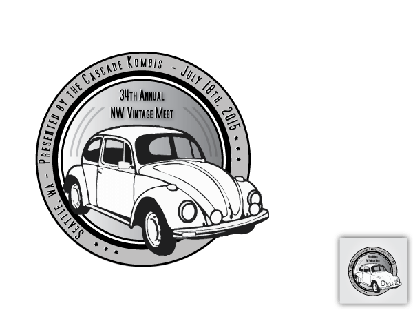 VW Car Club Logo - Bold, Playful, Club Logo Design for 34th Annual / NW Vintage Meet ...