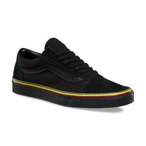 Rasta Vans Logo - Vans OLD SKOOL - BLACK RASTA Shoes (NEW) Mens Size 4-11.5 WAFFLE ...