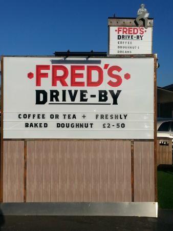 Freds Food Logo - Fred's Coffee & Doughnuts - Tesco Osterley - Picture of Fred's Food ...