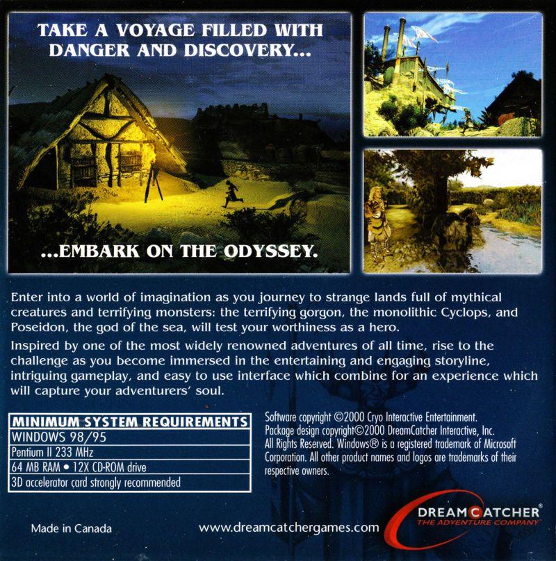 Microsoft Odyssey Logo - Odyssey: The Search for Ulysses (2000) Windows box cover art