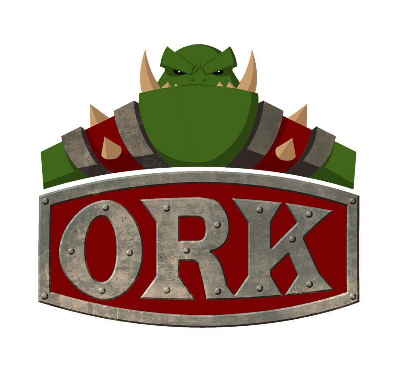 Red Orc Logo - Orc Logo Fun