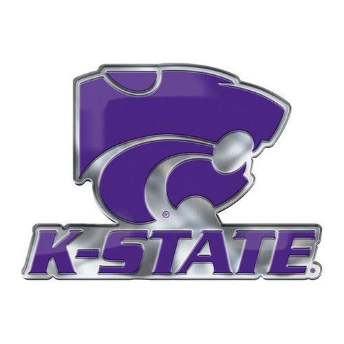 Kansas State Logo - Kansas State Wildcats Auto Emblem Color Alternate Logo Team Outlet