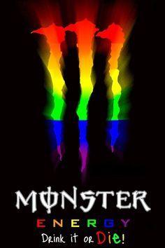 Pink Monster Logo - Best Monster Energy image. Background, Metal mulisha, Monster