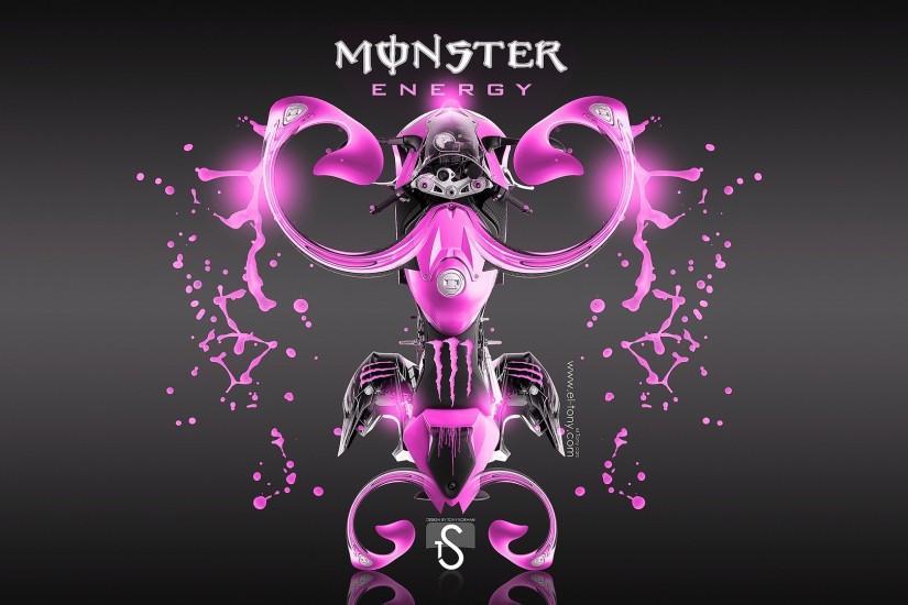 Pink Monster Logo - Monster Energy wallpaper ·① Download free cool HD wallpapers for ...