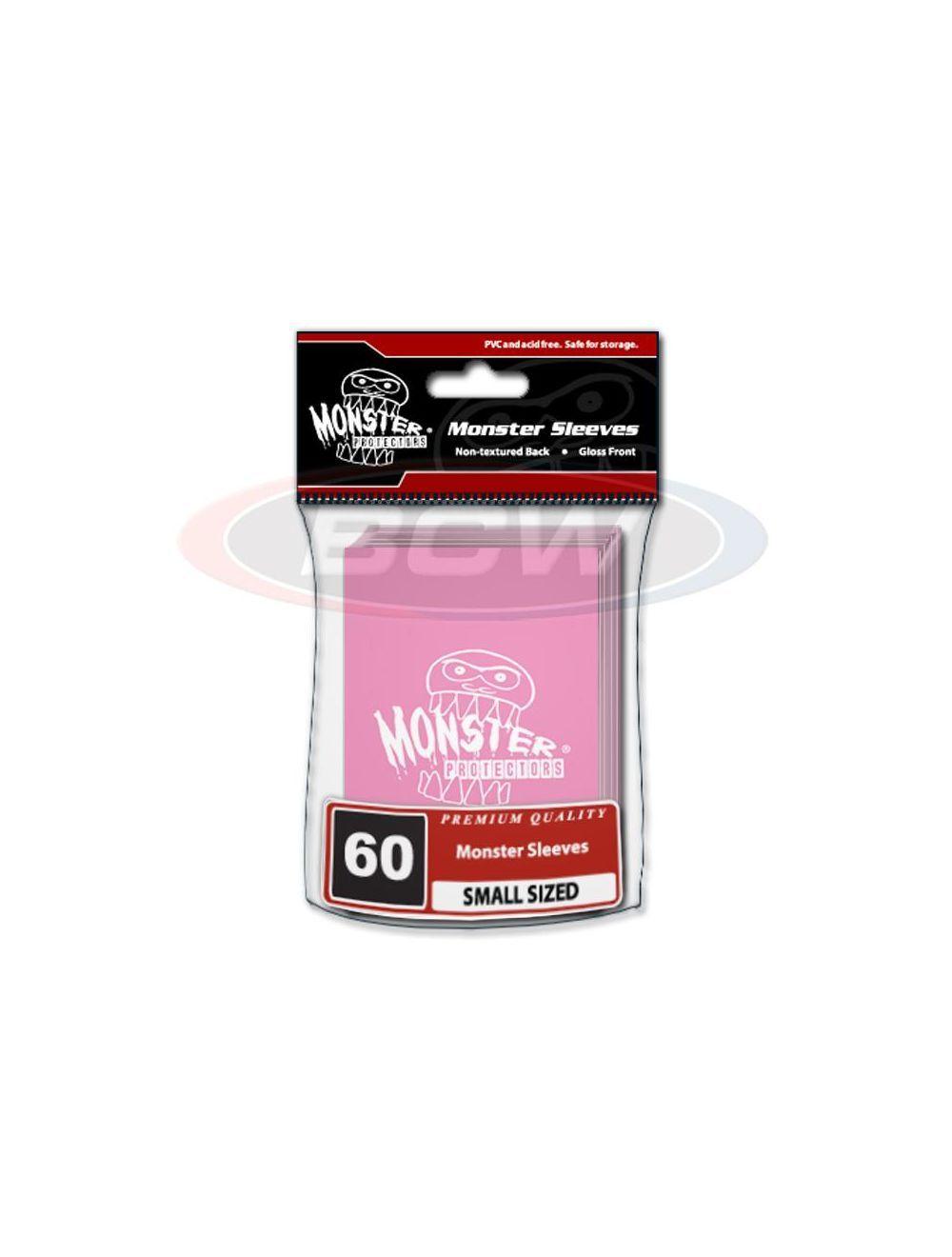 Pink Monster Logo - Glossy Sleeves - Small - Monster Logo - Pink