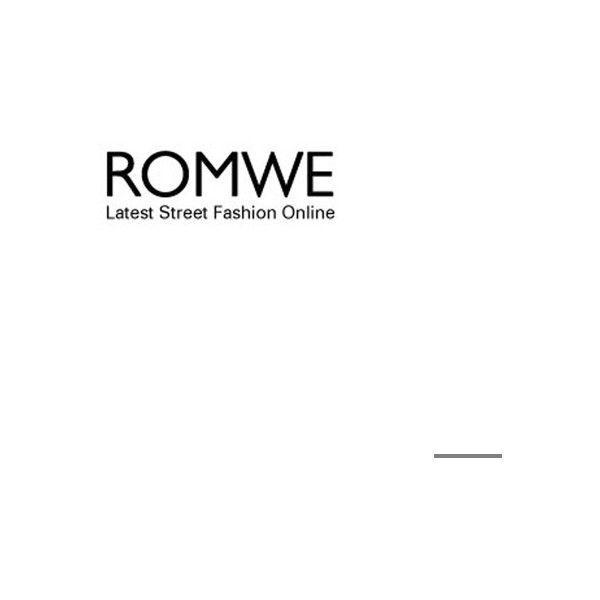 Romwe Logo - romwe ❤ liked on Polyvore featuring text, words, romwe, logo
