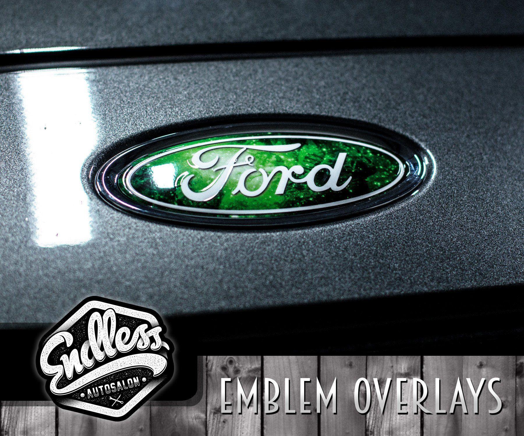 Green Ford Logo - Ford Galaxy Emblem Overlays