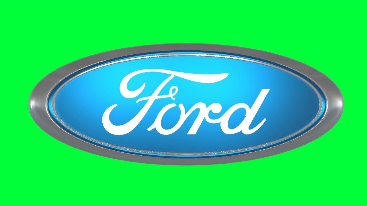 Green Ford Logo - Ford Green Screen Logo Loop Chroma