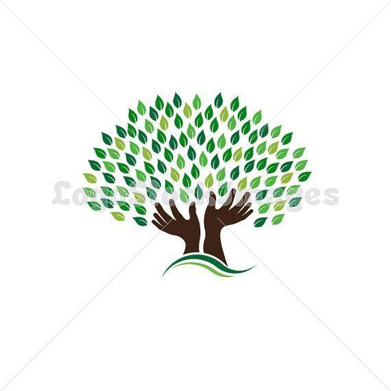 Hand Tree Logo - Logo Pre-made Hands Tree, concept of hope, pray, power - LSI409 ...