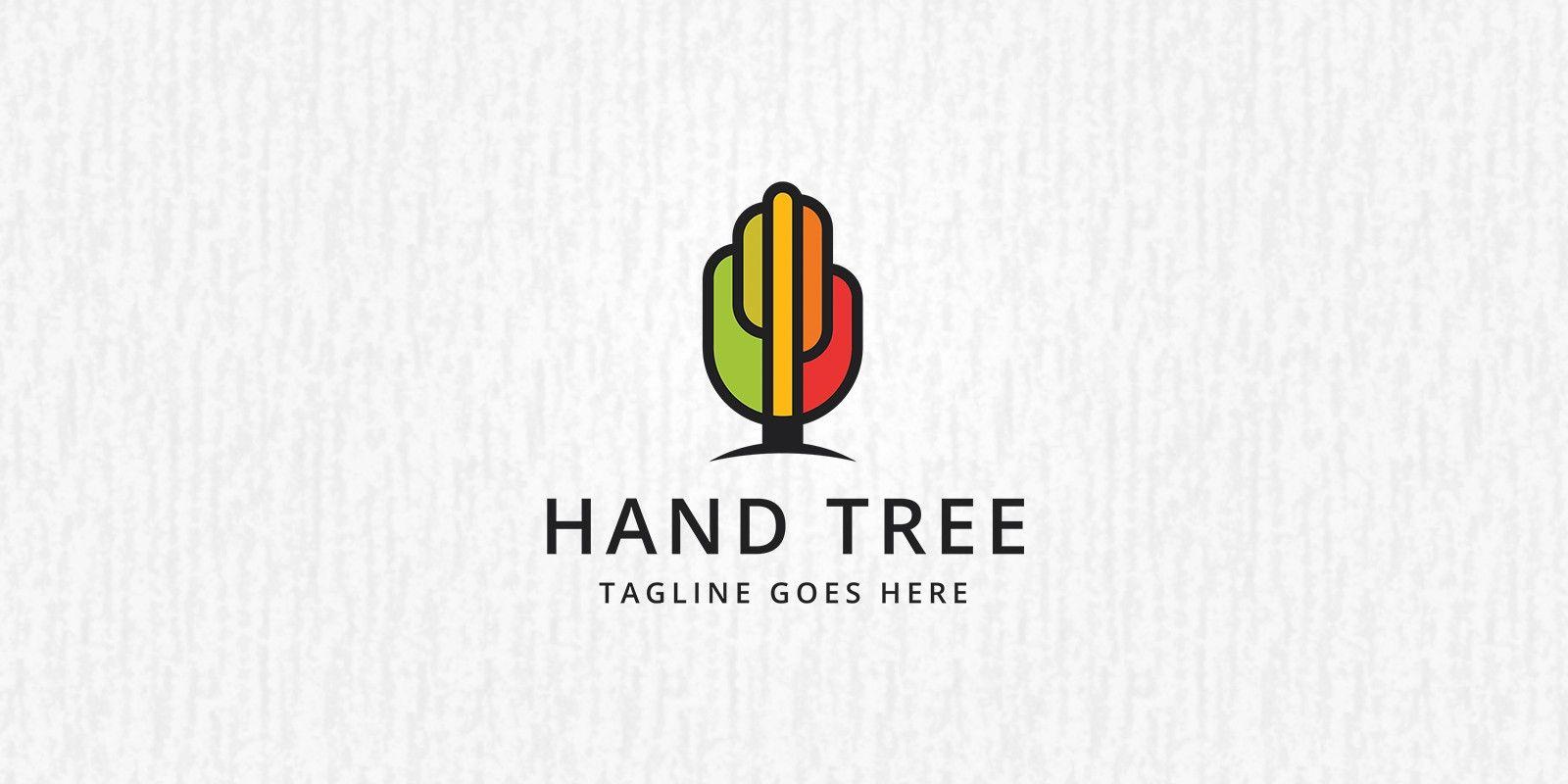 Hand Tree Logo - Hand Tree Logo Template