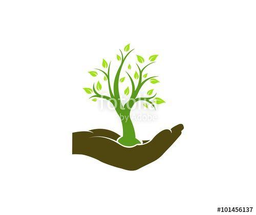 Hand Tree Logo - Tree hand logo