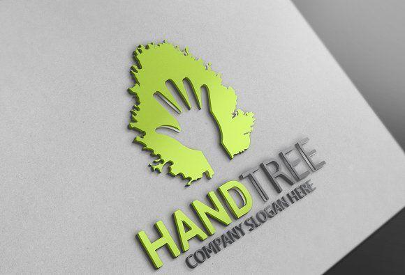 Hand Tree Logo - Hand Tree Logo by Josuf Media on @creativemarket | Josuf Media ...