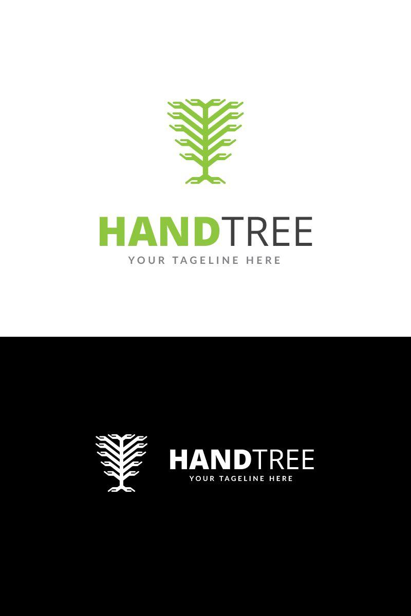 Hand Tree Logo - Hand Tree Logo Template #68916