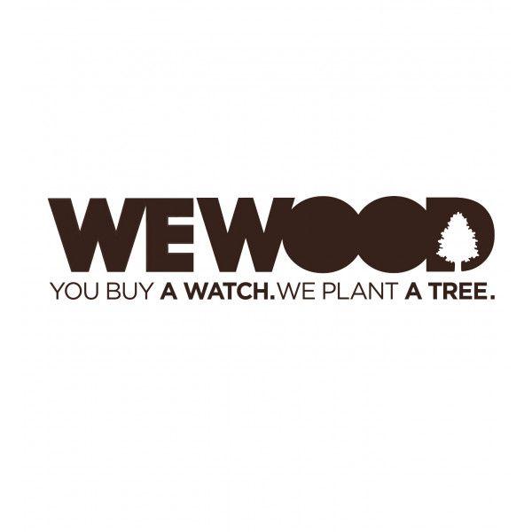 Wood and Gold Logo - Wooden watches WeWood Ross Black Gold