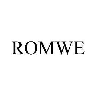 Romwe Logo - ROMWE Trademark Application of Zoetop Business Co., Limited