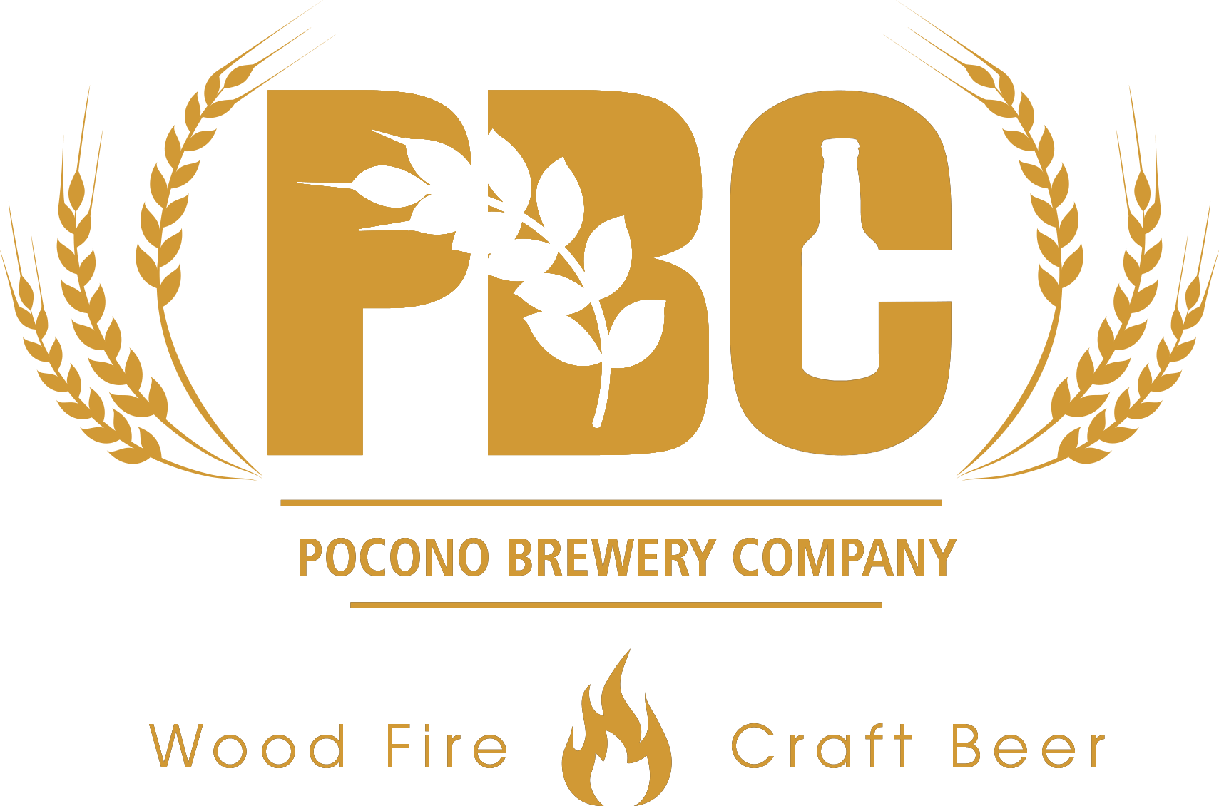 Wood and Gold Logo - gold-logo – Pocono Brewery Company