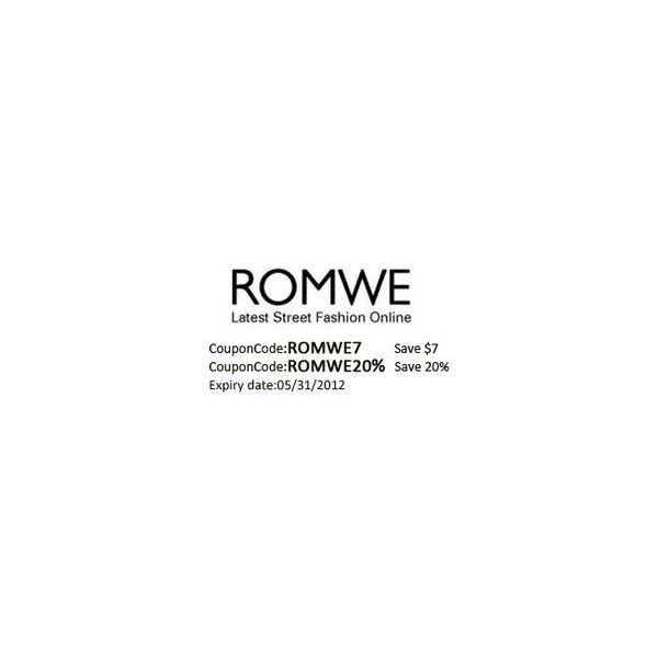 Romwe Logo - Romwe items. ❤ liked on Polyvore featuring text, words, romwe, logo