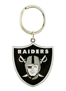 NFL Raiders Logo - JF SPORTS CANADA NFL Oakland Raiders Logo Key Chain | United Sport ...