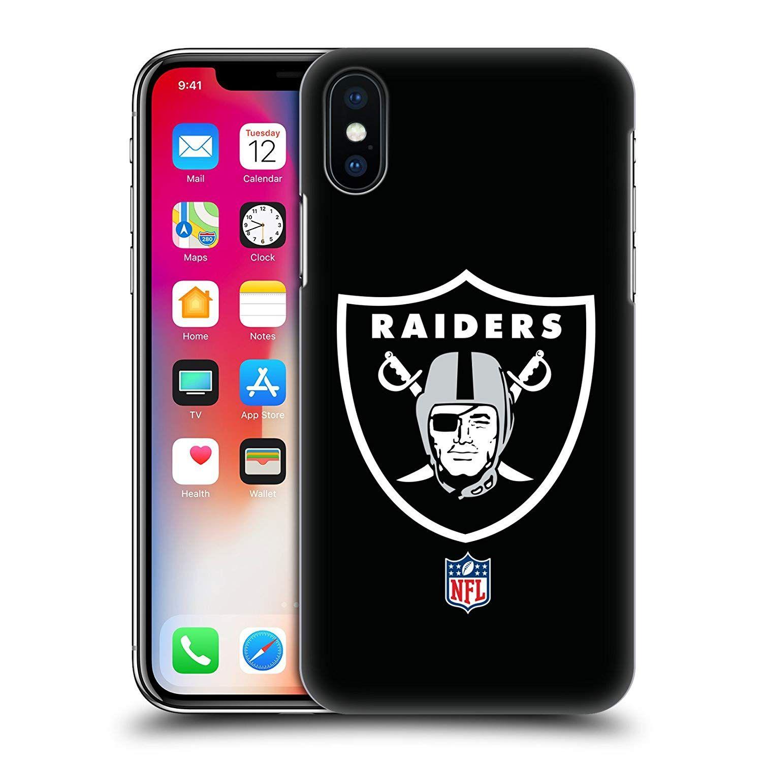 NFL Raiders Logo - Amazon.com: Official NFL Plain Oakland Raiders Logo Hard Back Case ...