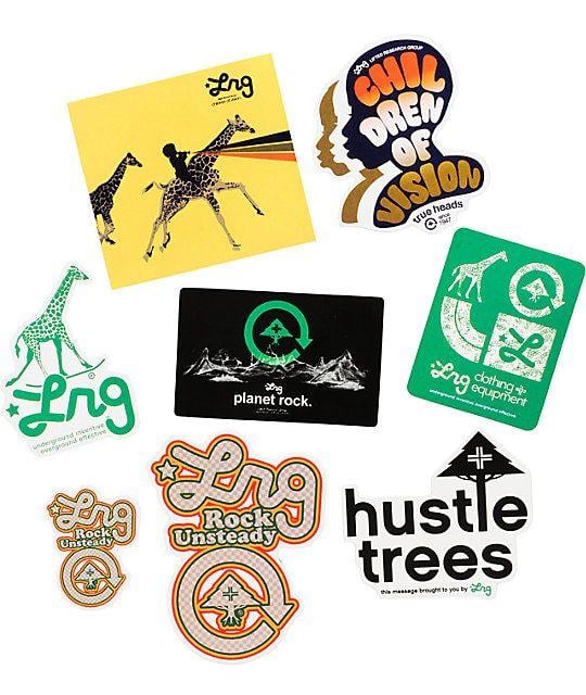 LRG Brand Logo - LRG Spring Sticker Pack | Zumiez