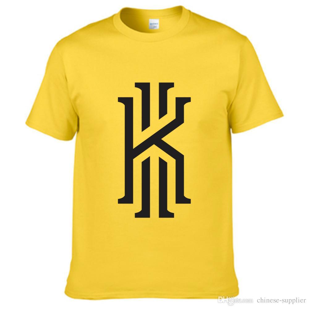Kyrie Irving Logo - Kyrie Irving Logo Customized Men'S T Shirt Solid Sport Color Crew O ...
