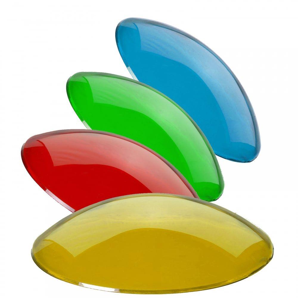 Blue Green Round Logo - Par36 Pin Spot Gel Filter 4 Round Plastic Coloured