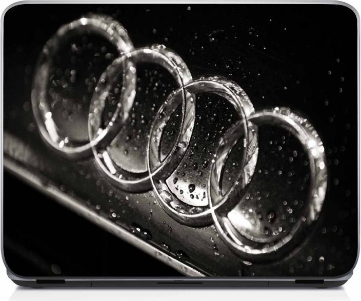 Audi Car Logo - Shopnow Audi Car Logo 3M Vinyl Laptop Decal 15.6 Price in India ...