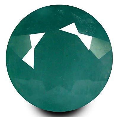 Blue Green Round Logo - 1.47 ct AAA Round Shape (7 x 7 mm) Bluish Green Grandidierite RARE ...