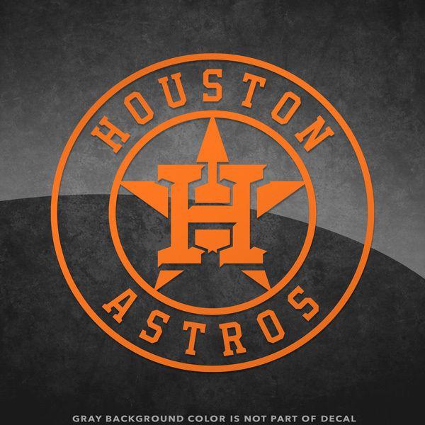 Astros Logo - Houston Astros Logo Vinyl Decal Sticker - 4