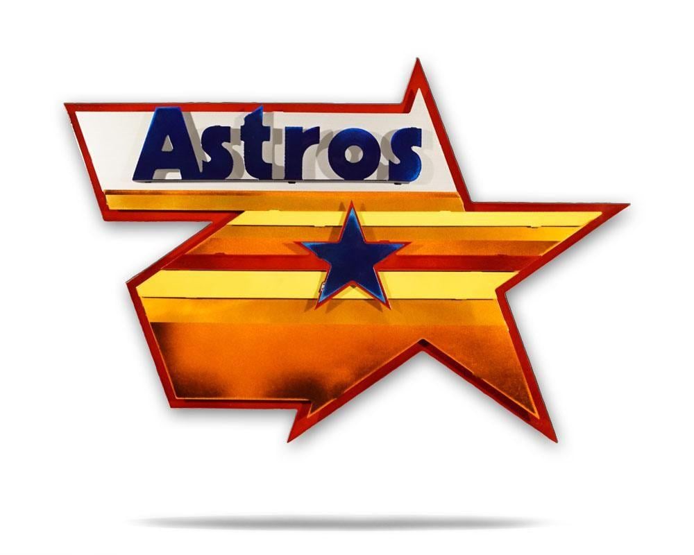 Astros Logo - MLB Houston Astros Head Art