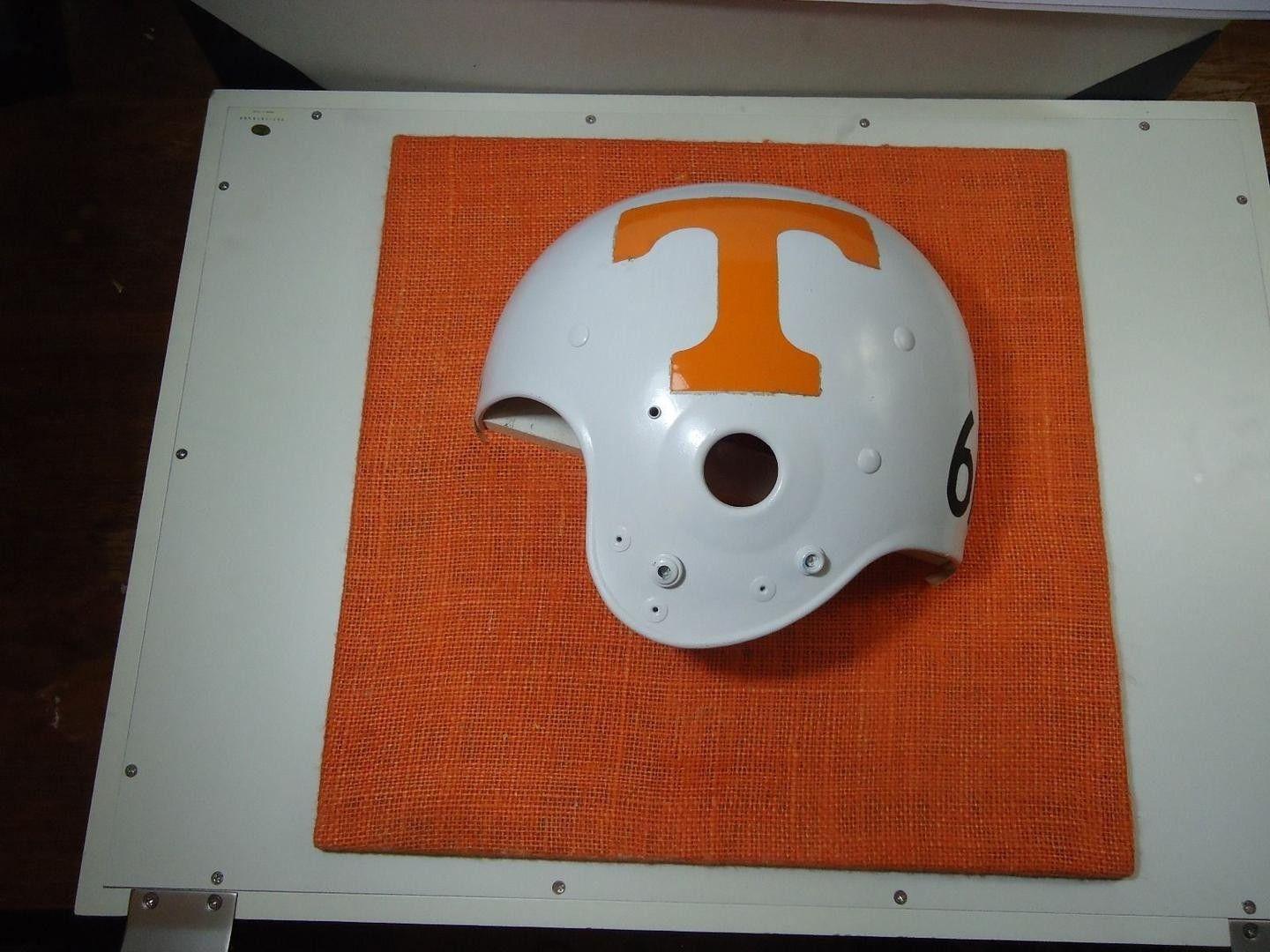 Old University of Tennessee Logo - Old University of Tennessee Vols Football Half Helmet (1961 or #61 ...