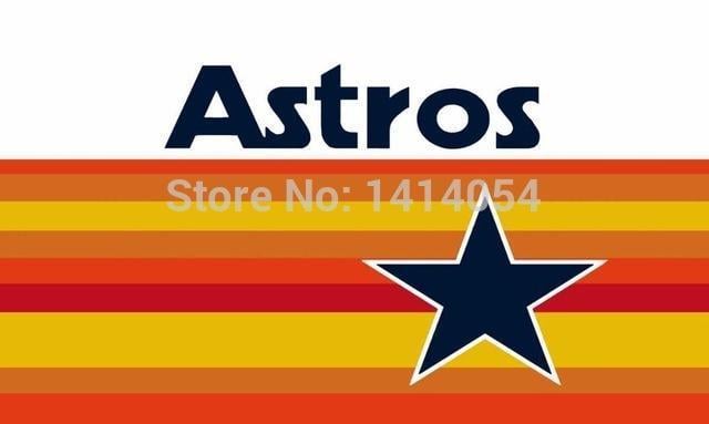 Astros Logo - Houston Astros Logo Team MLB Flag 3X5FT