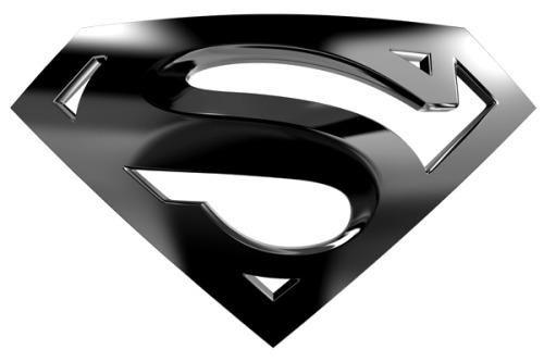 Black and Superman Logo - Black Superman Logo by seanflow on DeviantArt
